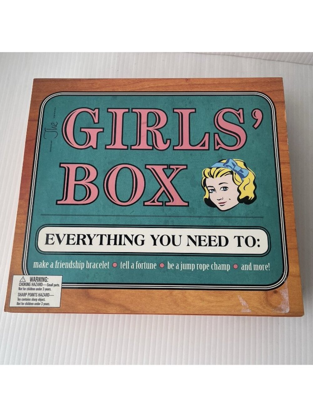 Girls Box Activity Set Everything You Need Make Bracelet Tell Fortune Jump Rope
